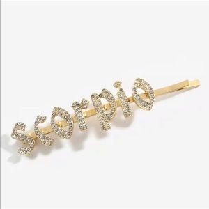 Scorpio Zodiac Rhinestone Hair Pin